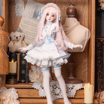 1/4 BJD Gothic Classical Nun Maid Full Outfit Set