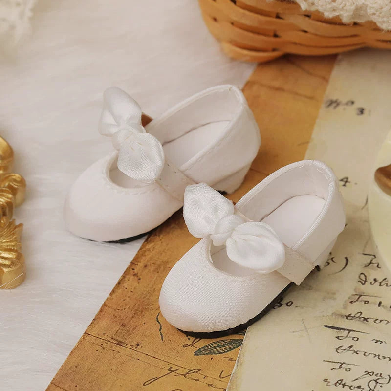 BJD Doll Shoes – 1/6 Bow Princess Shoes for Girl Dolls, Multi-Color