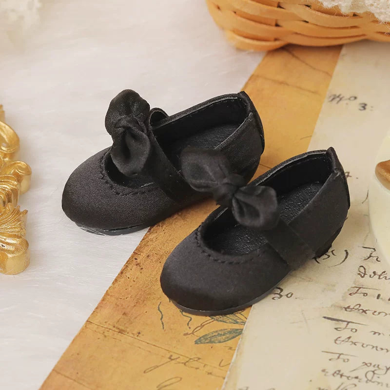 BJD Doll Shoes – 1/6 Bow Princess Shoes for Girl Dolls, Multi-Color