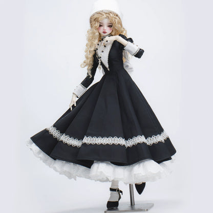 1/4 BJD Gothic Classical Nun Maid Full Outfit Set