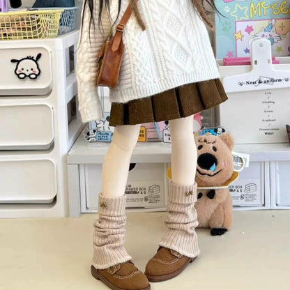 1/4 BJD MDD Ribbed Doll Socks