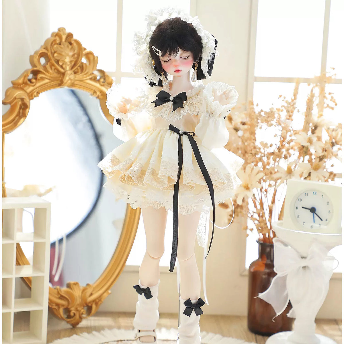 Goodnight Winter 2.0 – 1/4 BJD Doll Nightgown Dress