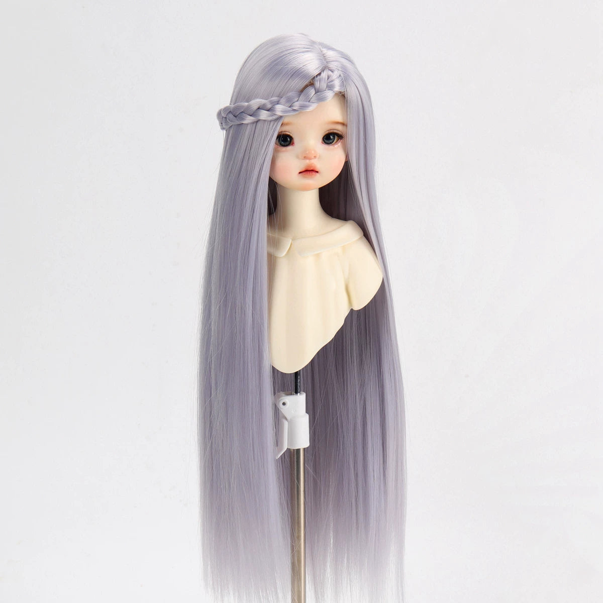 Soft Heat-Resistant BJD/SD Wig with Long Layered Bangs – 1/3, 1/4 & 1/6