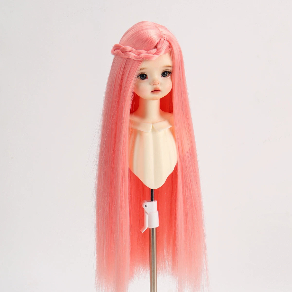 Soft Heat-Resistant BJD/SD Wig with Long Layered Bangs – 1/3, 1/4 & 1/6