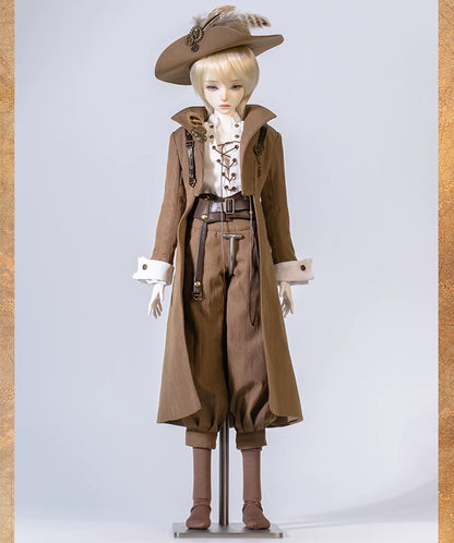 Large 1/4 BJD Steampunk Retro Outfit Gear Key Unisex Doll Apparel