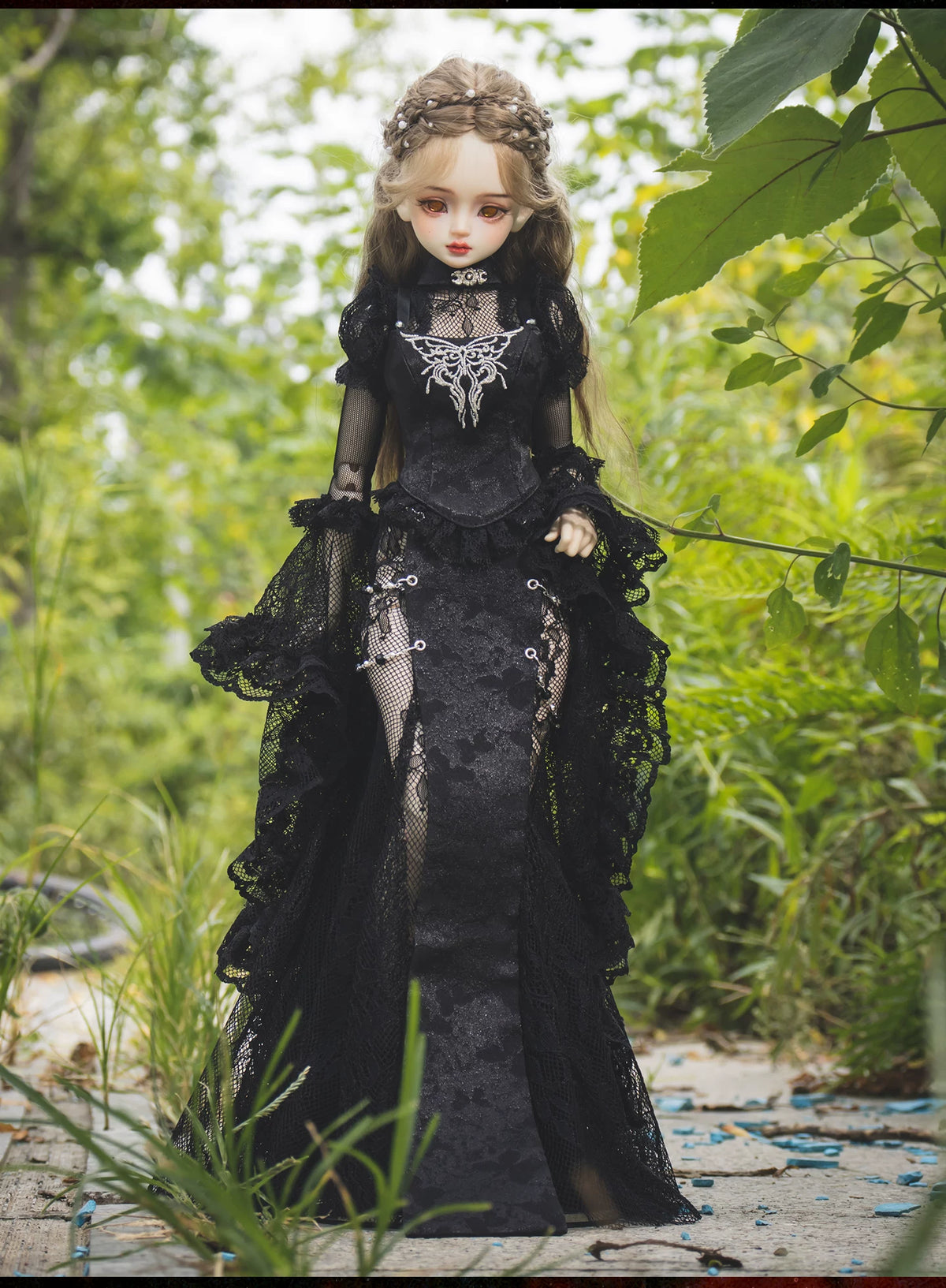 (Pre-order) Mysterious Lace Doll Outfit Set for 1/3 & 1/4 BJD