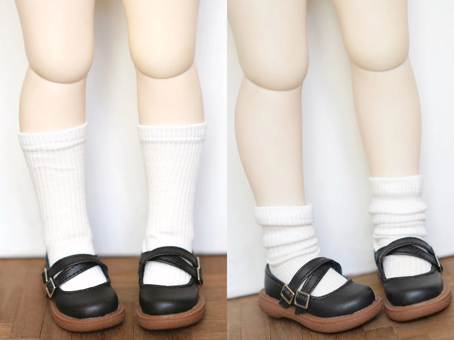 1/4 BJD MDD Ribbed Doll Socks