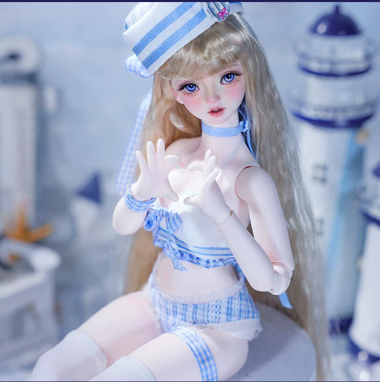 Haiqiao BJD Doll – 1/4 Japanese Sailor Summer Island Dress-Up Girl