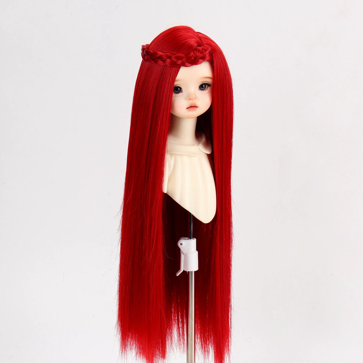 Soft Heat-Resistant BJD/SD Wig with Long Layered Bangs – 1/3, 1/4 & 1/6