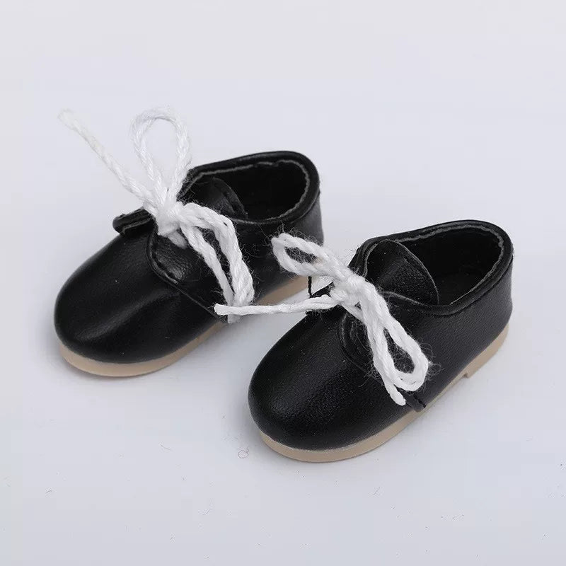 BJD Doll Shoes – 1/6 Leather Casual Sneakers for Boy & Girl Dolls