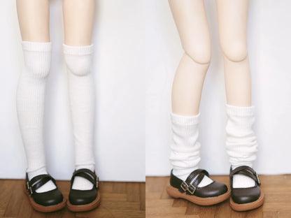 1/4 BJD MDD Ribbed Doll Socks