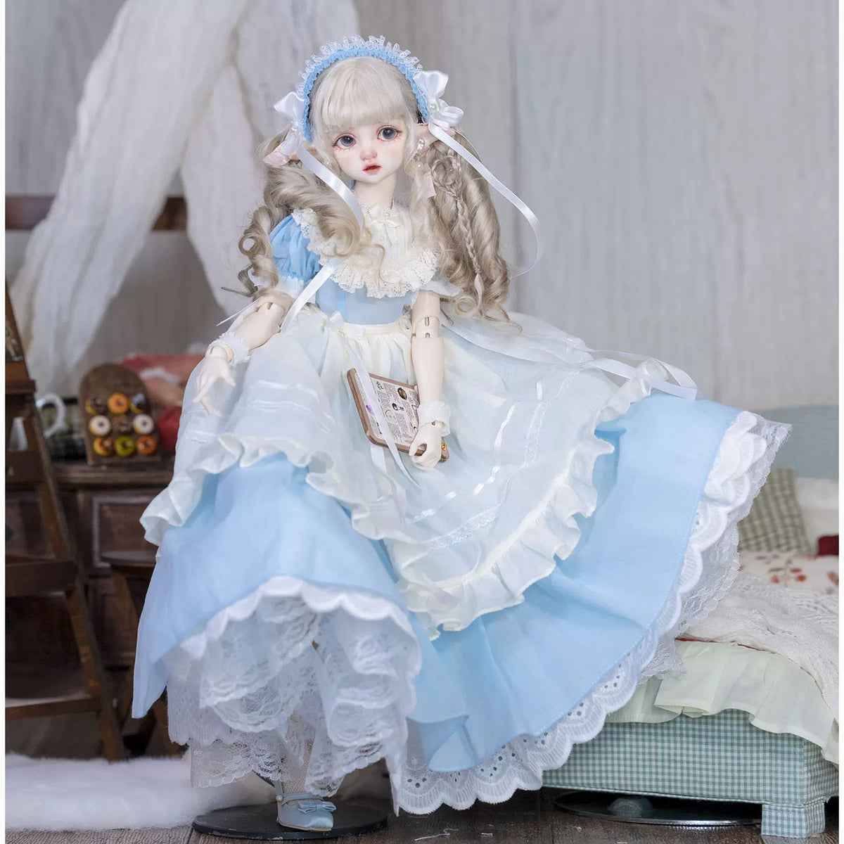 Twilight Maid – 1/4 BJD Doll Dress, Maid Outfit for Standard 1/4
