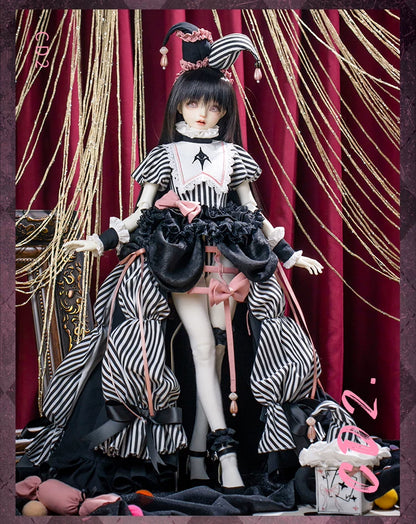 Large 1/4 BJD Dark Weird Style Outfit Set, Long & Short Two Length Options