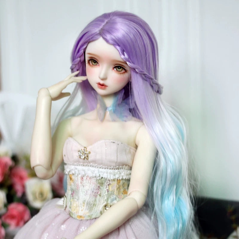 Ombre Mermaid BJD/SD Wig with Realistic Scalp – 1/6, 1/4 & 1/3
