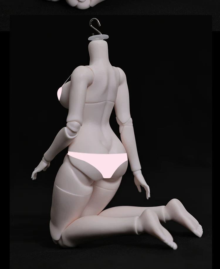 BJD Doll Body 1/6 Scale — Ball-Jointed Doll Blank Body for Customization