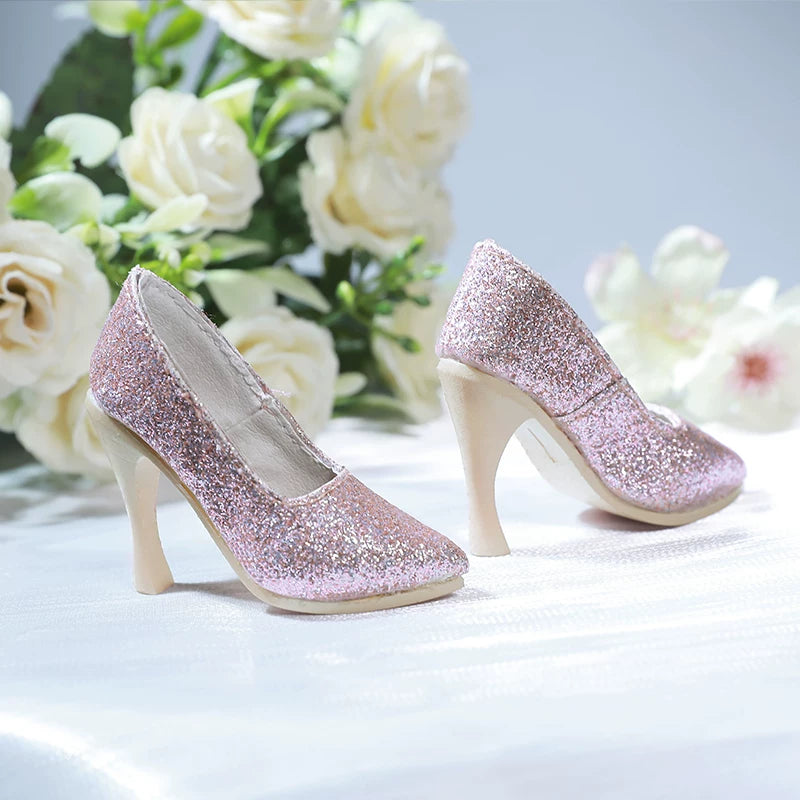 BJD Doll Shoes – 1/4 Handmade High Heels for Girl Dolls, Multi-Color