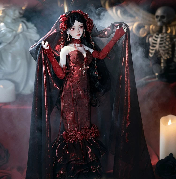 Letha BJD Doll – 1/4 Gothic Dark Victorian Vintage Girl