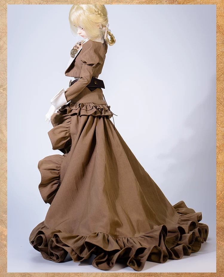 Large 1/4 BJD Steampunk Retro Outfit Gear Key Unisex Doll Apparel