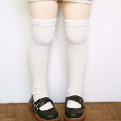 1/4 BJD MDD Ribbed Doll Socks