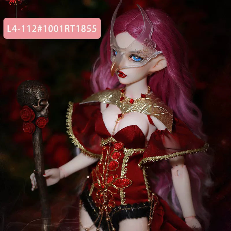 BJD Doll Wig – 1/4 Heat Resistant Long Hair, Handmade DIY Styling, Curly & Straight
