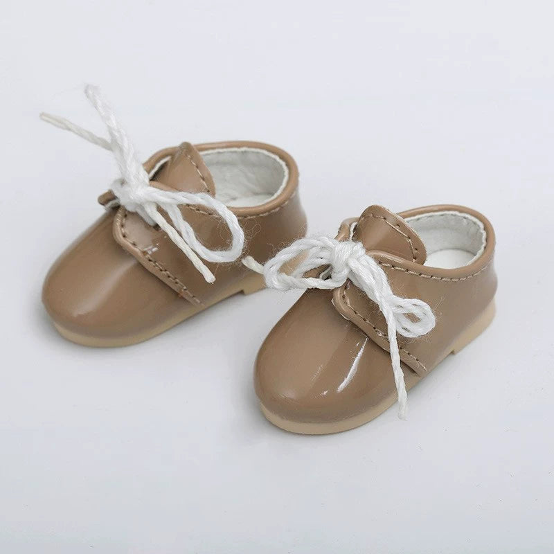 BJD Doll Shoes – 1/6 Leather Casual Sneakers for Boy & Girl Dolls