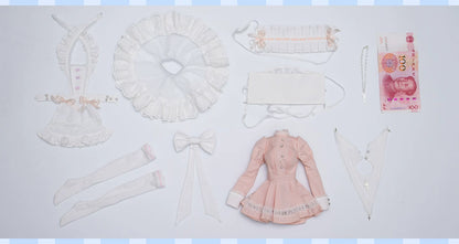 1/4 BJD Gothic Classical Nun Maid Full Outfit Set