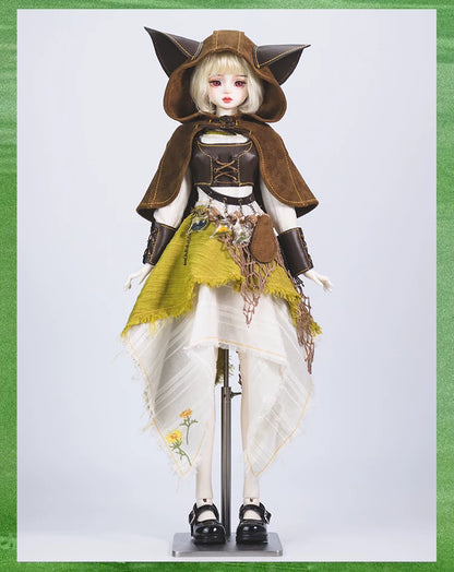 Forest Green 1/4 BJD MSD Couple Matching Outfit Set
