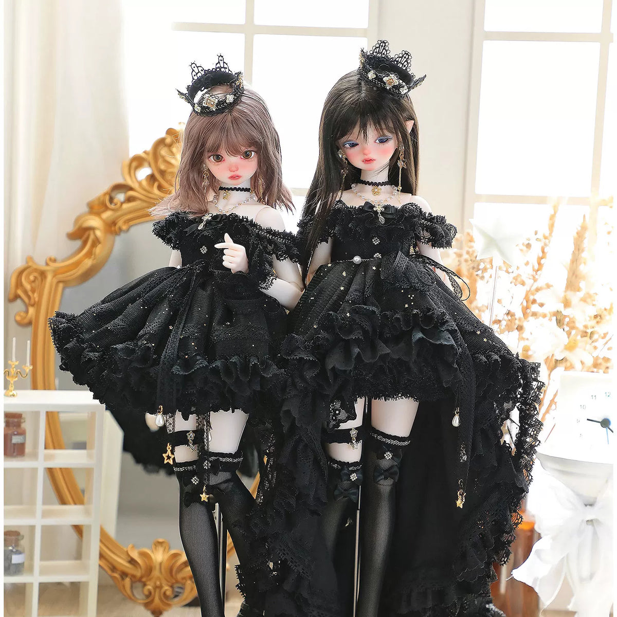 BJD Doll Dress – 1/4 Gown Outfit, In Stock