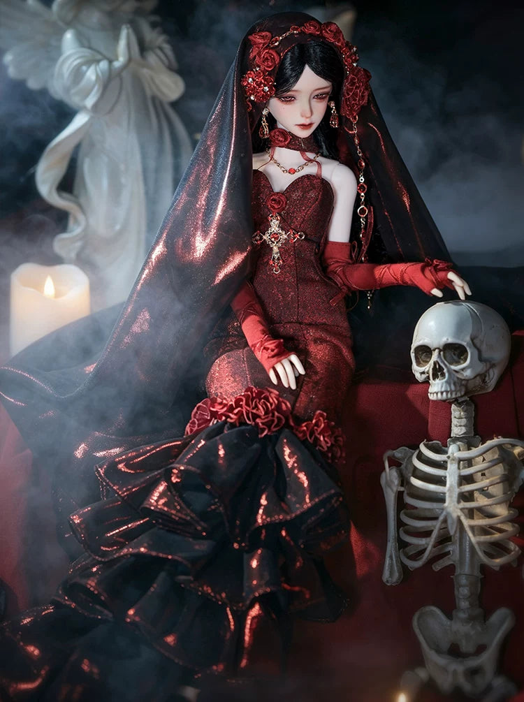 Letha BJD Doll – 1/4 Gothic Dark Victorian Vintage Girl