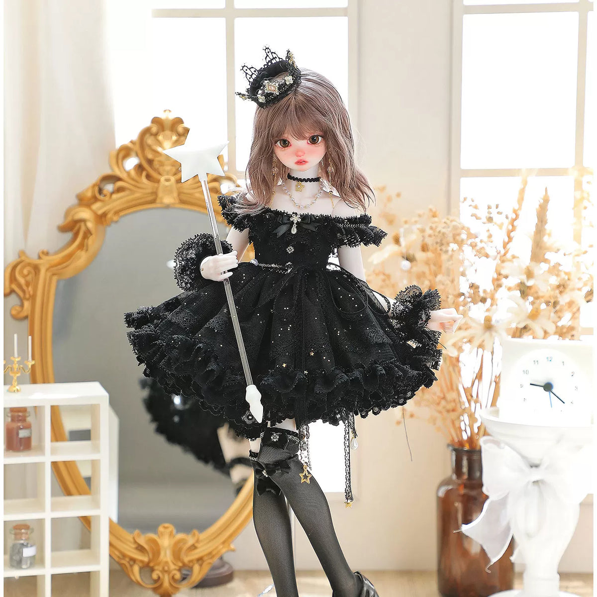 BJD Doll Dress – 1/4 Gown Outfit, In Stock