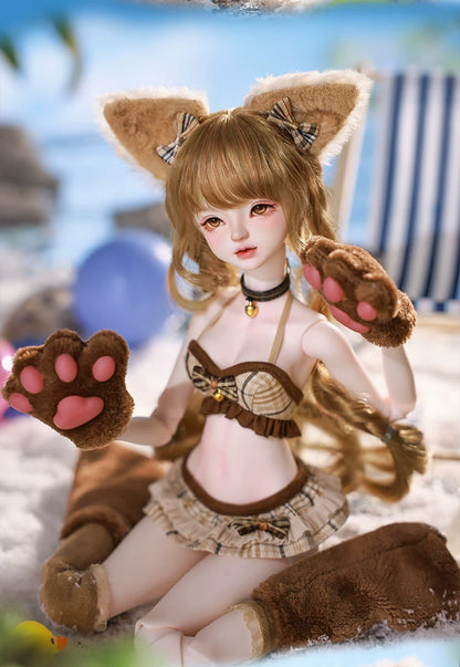 1/4 BJD Resin Doll "Sūsū" - 4-Point SD Ball-Jointed Figure