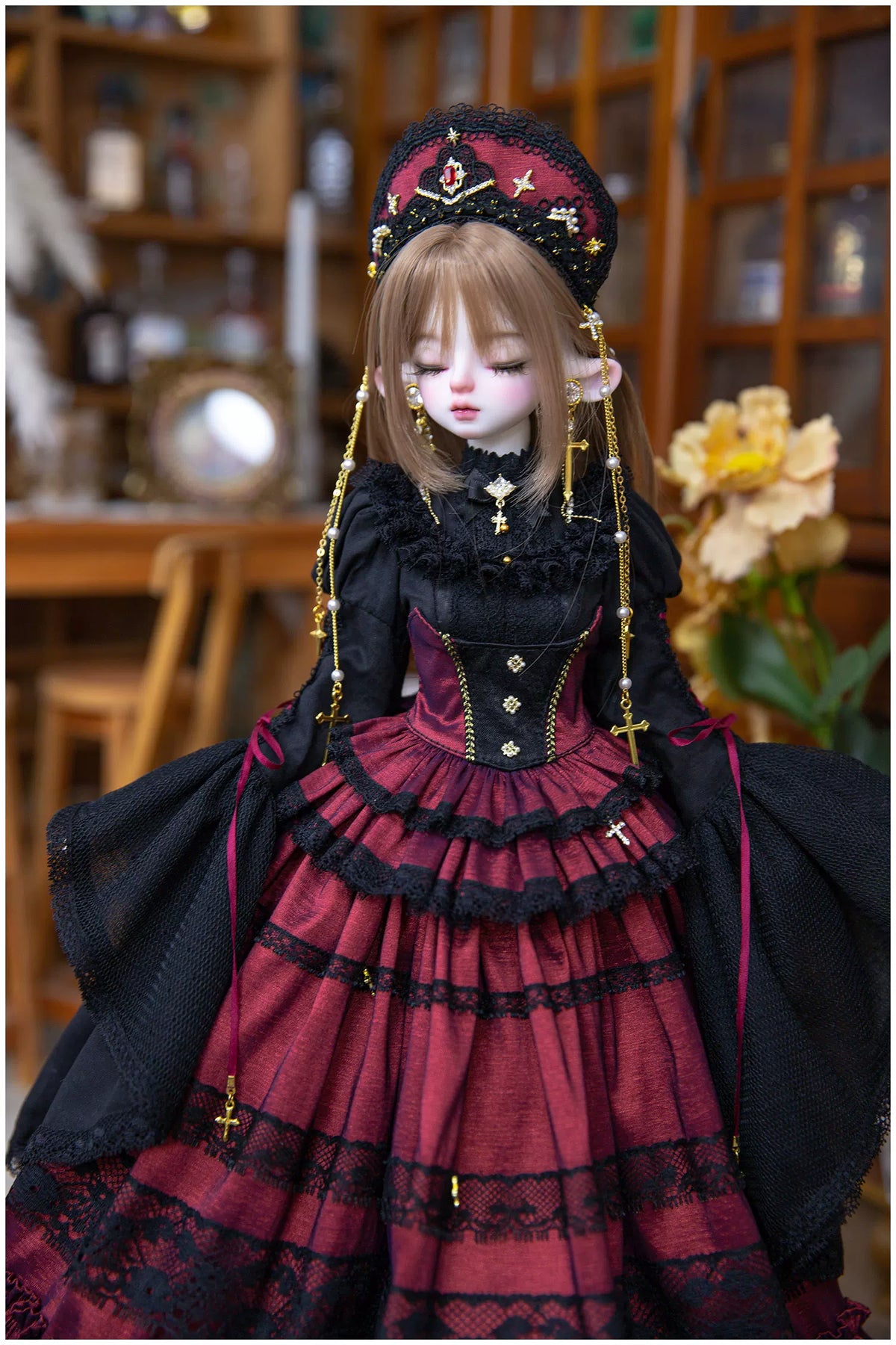 Cross Elegy – 1/4 BJD Doll Dress, European Style Outfit