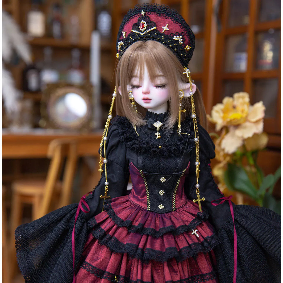 Cross Elegy – 1/4 BJD Doll Dress, European Style Outfit