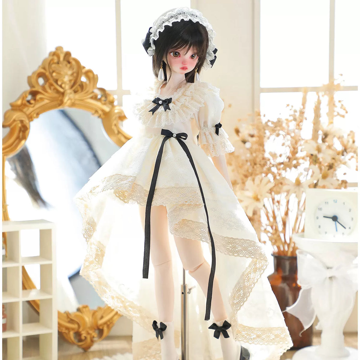 Goodnight Winter 2.0 – 1/4 BJD Doll Nightgown Dress