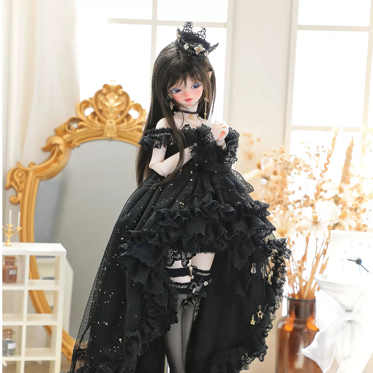 BJD Doll Dress – 1/4 Gown Outfit, In Stock