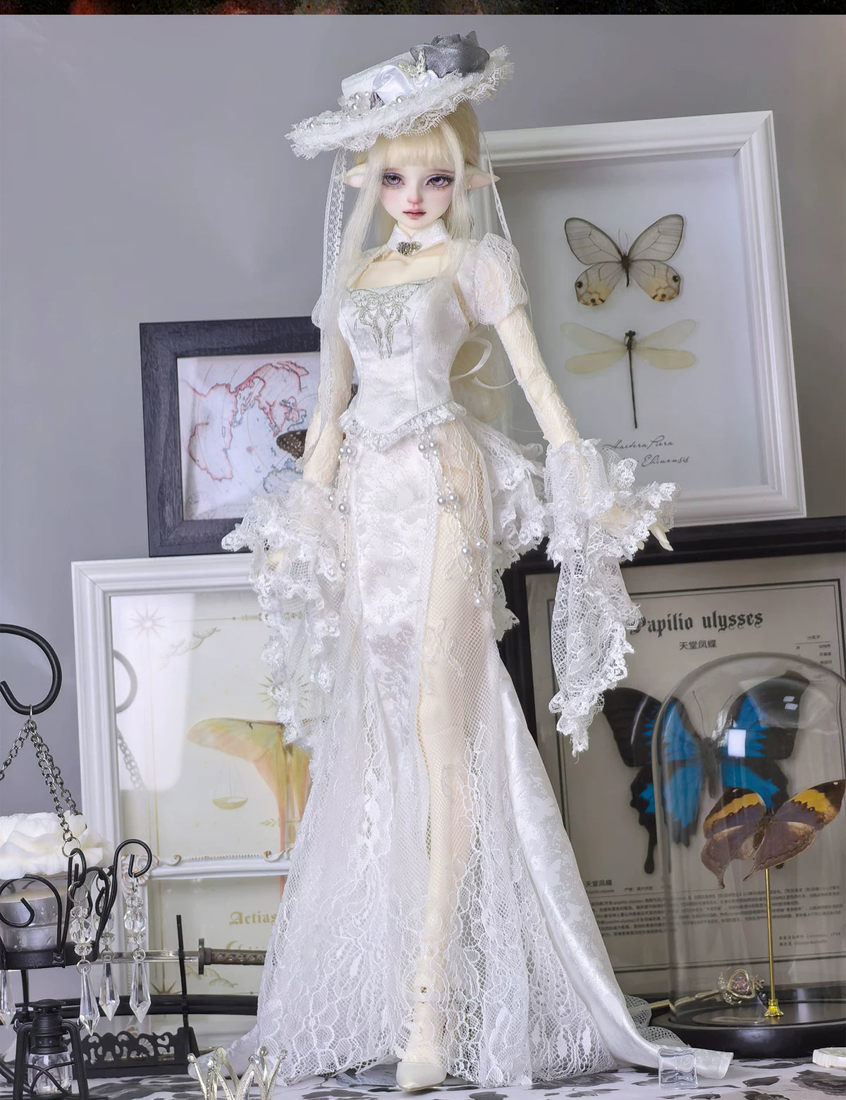 (Pre-order) Mysterious Lace Doll Outfit Set for 1/3 & 1/4 BJD