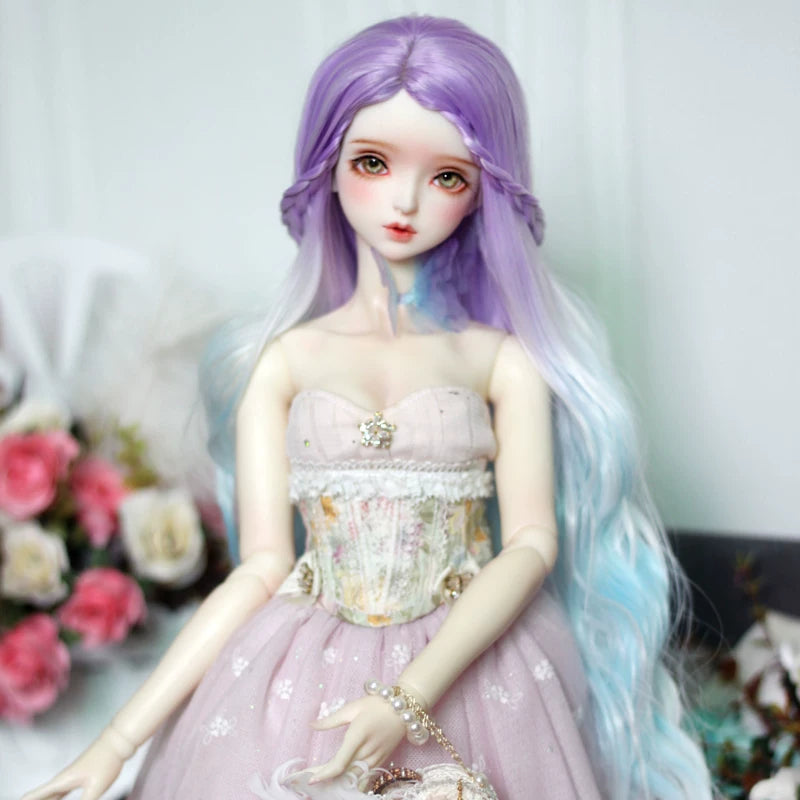 Ombre Mermaid BJD/SD Wig with Realistic Scalp – 1/6, 1/4 & 1/3