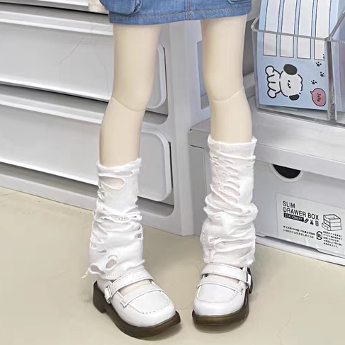 1/4 BJD MDD Ribbed Doll Socks