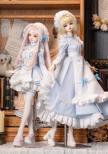 1/4 BJD Gothic Classical Nun Maid Full Outfit Set