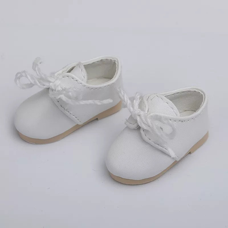 BJD Doll Shoes – 1/6 Leather Casual Sneakers for Boy & Girl Dolls