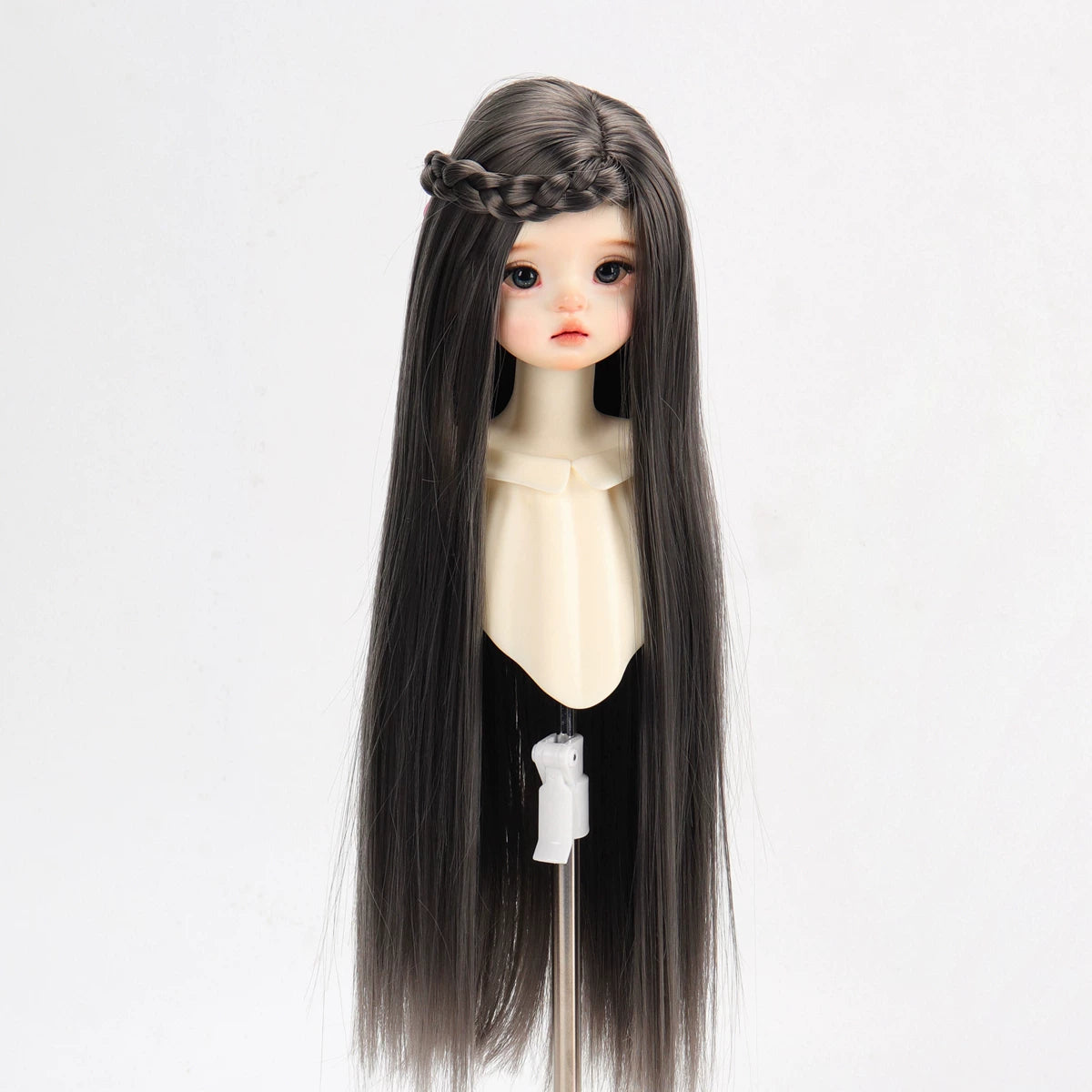 Soft Heat-Resistant BJD/SD Wig with Long Layered Bangs – 1/3, 1/4 & 1/6