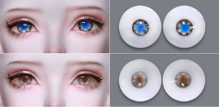 BJD Doll Eyes – 10/12/14mm Handmade Resin Eyes for 1/3, 1/4 & 1/6 Dolls