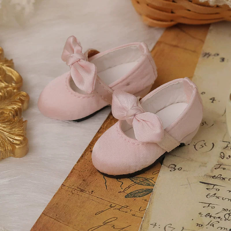 BJD Doll Shoes – 1/6 Bow Princess Shoes for Girl Dolls, Multi-Color
