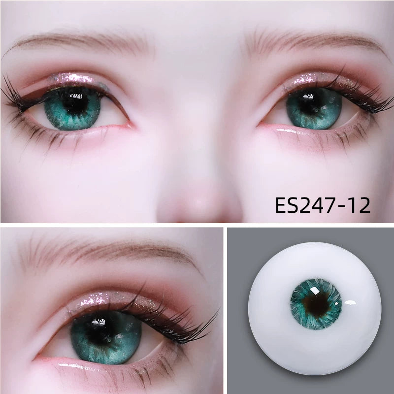 BJD Doll Eyes – 10/12/14mm Handmade Resin Eyes for 1/3, 1/4 & 1/6 Dolls