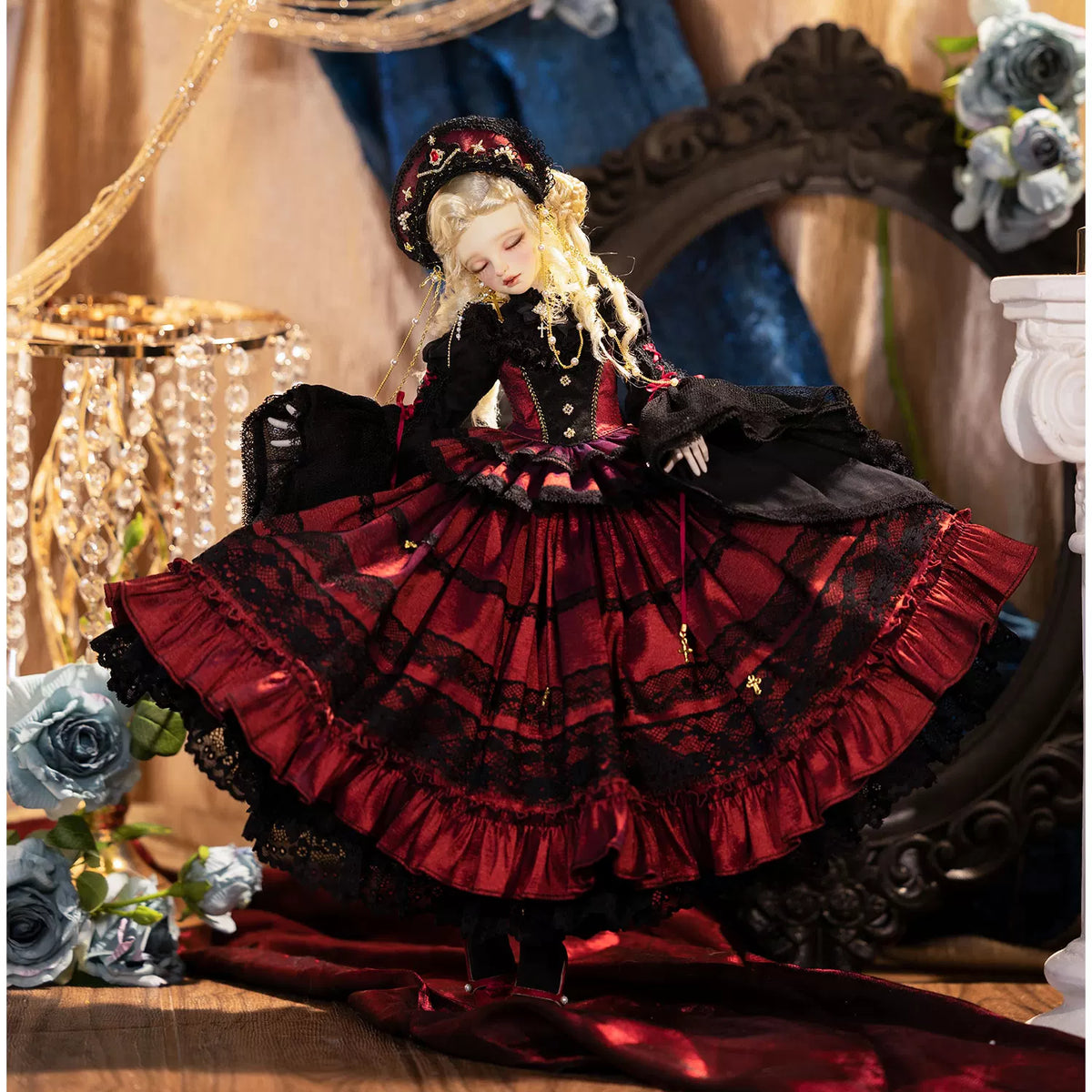 Cross Elegy – 1/4 BJD Doll Dress, European Style Outfit