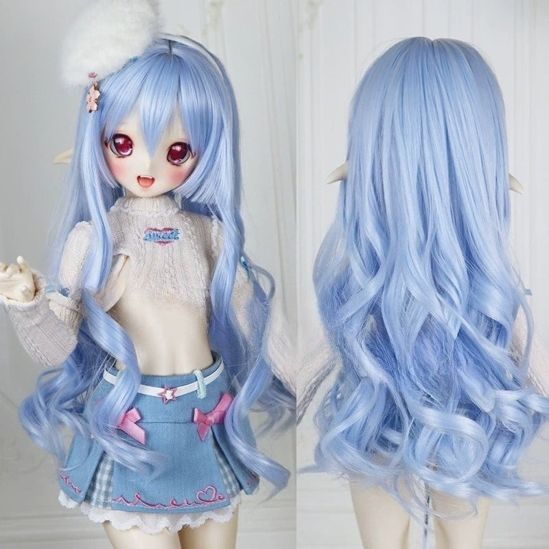 Light Bangs Hime Cut Long Curly Wig |1/3 & 1/4 | [MDD]