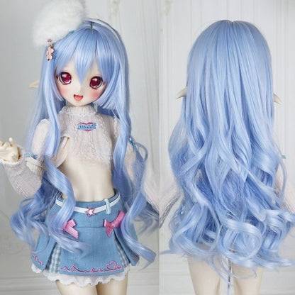 Light Bangs Hime Cut Long Curly Wig |1/3 & 1/4 | [MDD]