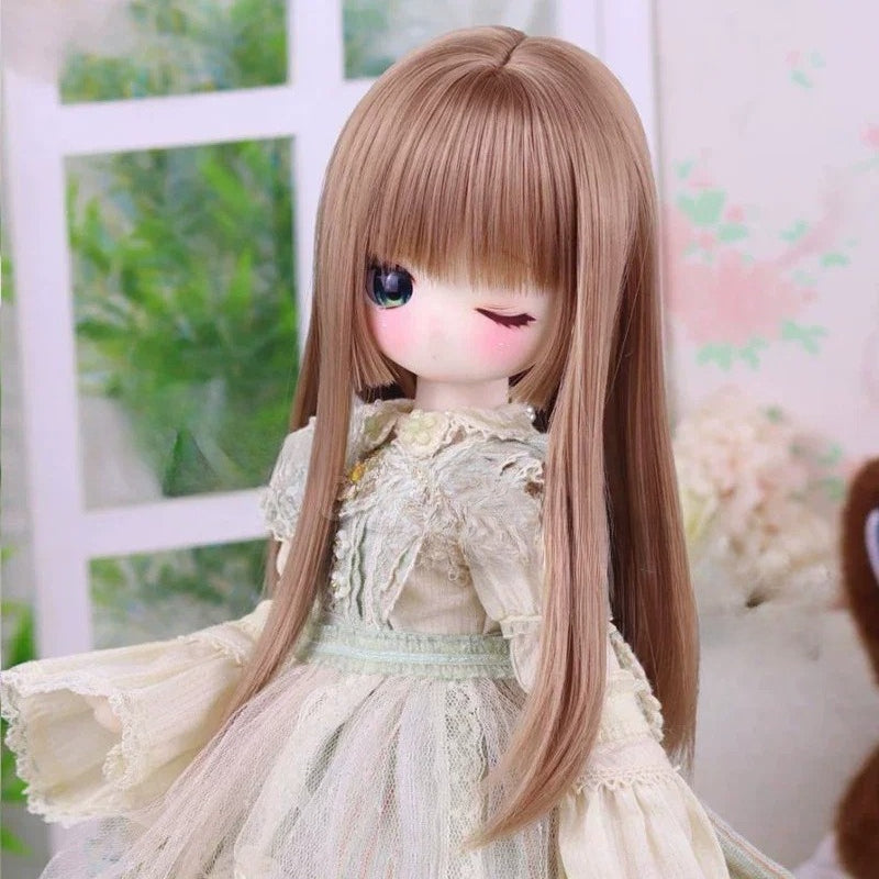 High Temp Soft Silk Black Princess Cut Wig | 1/3 & 1/4 | [MDD]