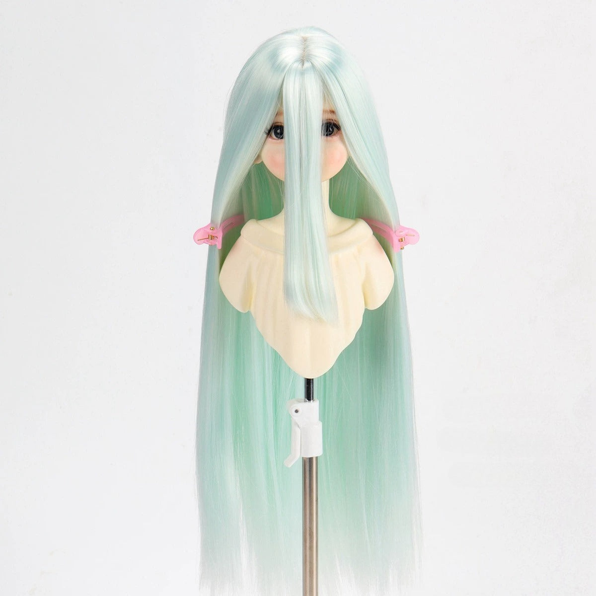 Soft Heat-Resistant BJD/SD Wig with Long Layered Bangs – 1/3, 1/4 & 1/6