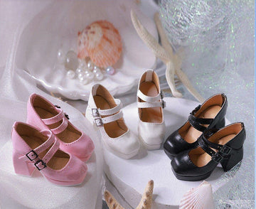 BJD Doll Shoes – 1/3 High Heel for SD & MSD, Noble Style
